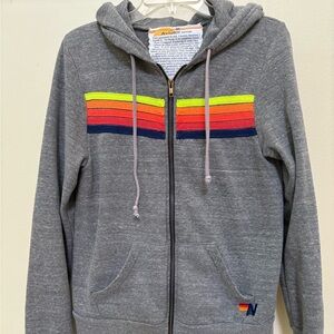 AVIATOR NATION SET Hoodie and pants. Gray M